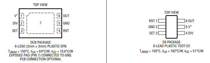 LTC6991HS6低频振荡器的规格参数、特性应用及典型应用图