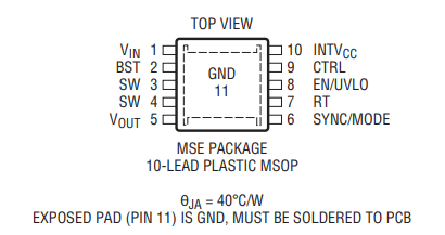 LT8338JMSE#TRPBF单片同步升压型稳压器的规格参数、特性应用及引脚图