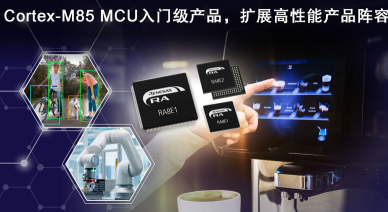瑞萨推出全新RA8入门级微控制器(MCU)产品群 瑞萨推出全新RA8入门级微控制器(MCU)产品群