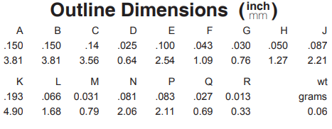 TCBT-14+ 宽带偏置三通的规格参数、特性应用及尺寸图