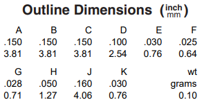 TCBT-2R5G+模块的规格参数、特性应用及尺寸图 TCBT-2R5G+模块的规格参数、特性应用及尺寸图