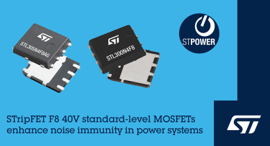 意法半导体推出采用强化版STripFET F8技术的标准阈压40V MOSFET 意法半导体推出采用强化版STripFET F8技术的标准阈压40V MOSFET