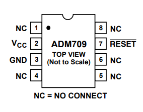 ADM709TARZ电源监控器的规格参数、特性应用及引脚配置