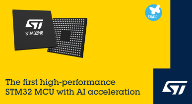 意法半导体发布集成NPU加速器的新一代微控制器