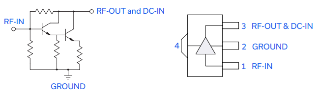 GVA-84+宽带放大器的规格参数、特性应用及尺寸图