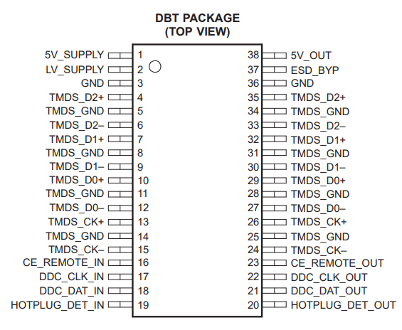 TPD12S521DBTR接口芯片的规格参数、特性应用及引脚图
