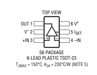 LT6211IMS#TRPBF高速运算放大器的规格参数、特性应用及引脚图