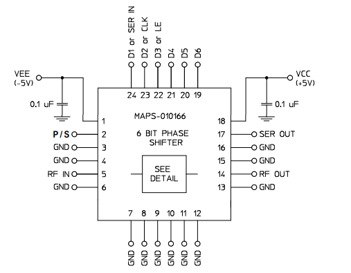 MAPS-010166-001SMB移相器的规格参数、特性及功能图