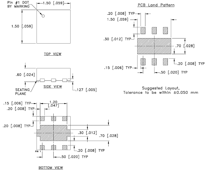 MINI新型号BAT-7+衰减器的特性应用及尺寸图