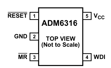 ADM6316BX46ARJZ-R7监控电路IC的规格参数、特性应用及引脚图 ADM6316BX46ARJZ-R7监控电路IC的规格参数、特性应用及引脚图