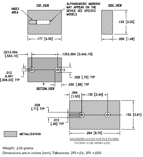 BFHK-2162+带通滤波器的规格参数、特性应用及尺寸图 BFHK-2162+带通滤波器的规格参数、特性应用及尺寸图