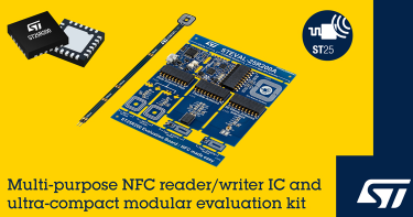 意法半导体新推出的NFC读取器芯片