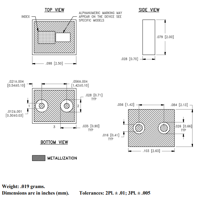 LFHK-1575+低通滤波器的规格参数、特性应用及尺寸图
