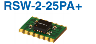 RSW-2-25PA+射频开关芯片的规格参数、特性应用及尺寸图