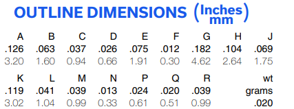 LFCN-9170+低通滤波器的规格参数、特性应用及尺寸图