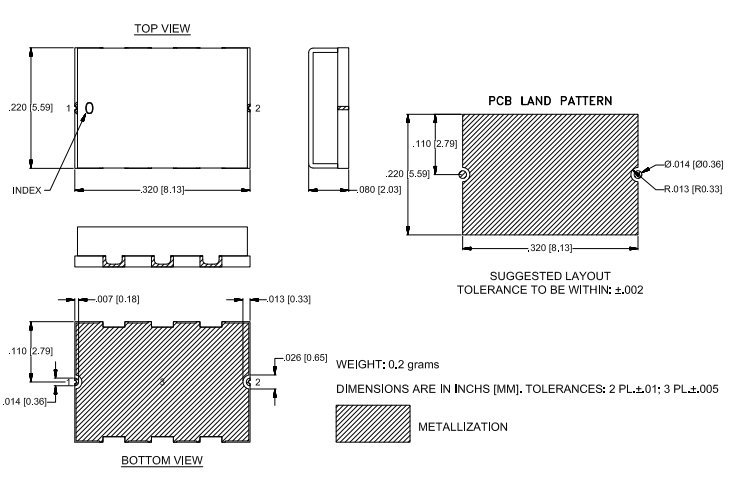 ALF-12000+薄膜滤波器的规格参数、特性应用及尺寸图