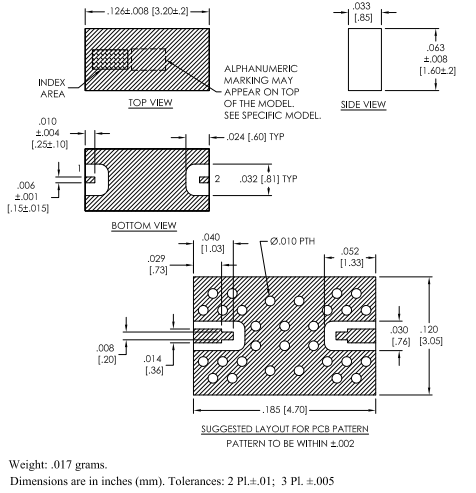 HFCN-2652+高通滤波器的规格参数、特性应用及尺寸图