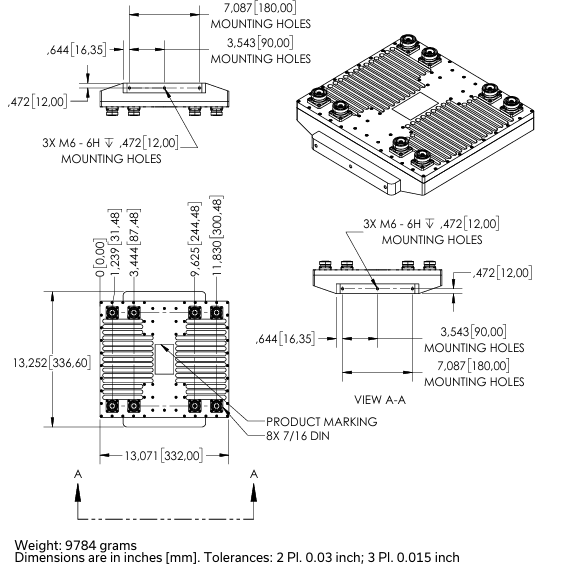 COM-G90G9316K+组合器芯片的特性应用及尺寸图