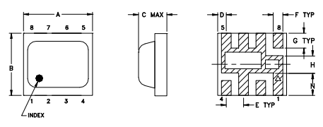 SIM-762H+双平衡混频器的规格参数、特性应用及尺寸图