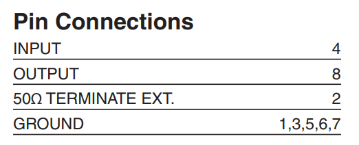 KSX2-442+倍频器的规格参数、特性应用及尺寸图