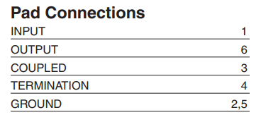 DCW-22-332+定向耦合器的规格参数、特性应用及尺寸图 DCW-22-332+定向耦合器的规格参数、特性应用及尺寸图