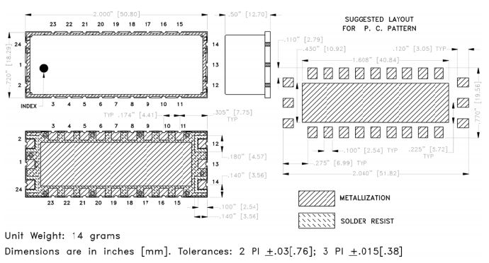 LPF-BV11R5-10W+滤波器的参数特性、应用及尺寸图