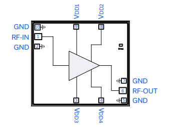 PMA3-15453-D+低噪声放大器的特性应用及尺寸图