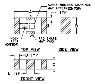 现货LFCN-900+陶瓷滤波器的参数、特性及尺寸图
