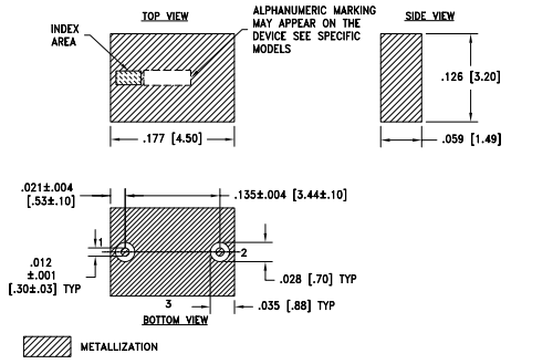 BFHK-4951+带通滤波器的规格参数、特性应用及尺寸图