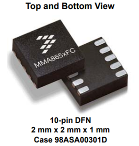 MMA8652FCR1加速传感器芯片的概述及特征应用 MMA8652FCR1加速传感器芯片的概述及特征应用