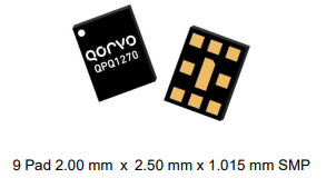 QPQ1270高性能体声波（BAW）双工器的概述及特征