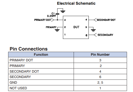 TCM4-452X+射频变压器的概述及参数、特征应用