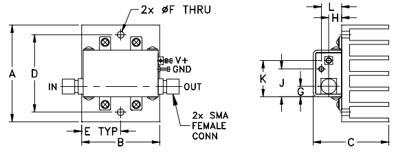 ZX60-100VH+功率放大器的概述及特征应用