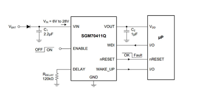 圣邦微电子发布车规级智能稳压器SGM70411Q