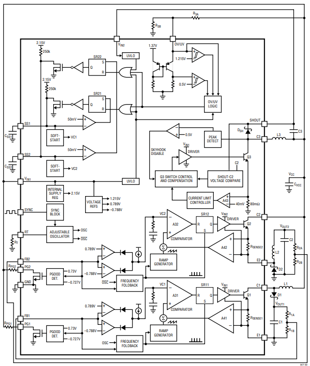 LT8471 DC/DC 转换器芯片操作的说明 LT8471 DC/DC 转换器芯片操作的说明