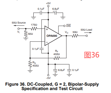 德州仪器OPA690运算放大器的反相放大器操作 德州仪器OPA690运算放大器的反相放大器操作