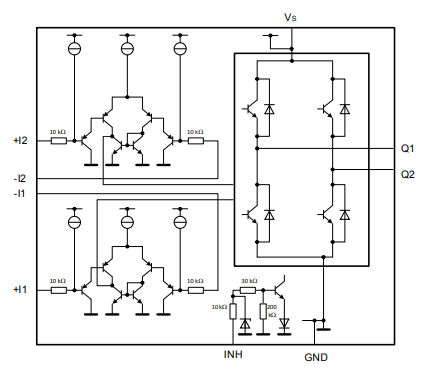 英飞凌TLE4205G电机驱动器芯片的定义特征及电路描述