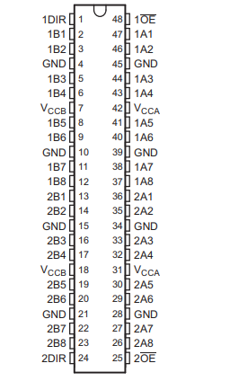 德州仪器SN74AVC16T245收发器的定义、特征及应用分析