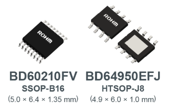 ROHM新推出适用于直流有刷电机的通用电机驱动器IC