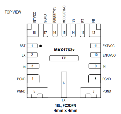 一文了解ADI(亚德诺)MAX1763x 系列DC-DC 转换器的详细信息