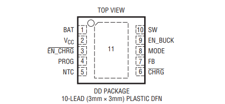 LTC4081具有一个集成型 300mA 同步降压转换器