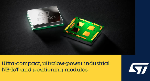 意法半导体对其ST87M01系列NB-IoT无线模块进行重要扩充