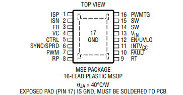 ADI(亚德诺)推荐型号LT3950的简单介绍