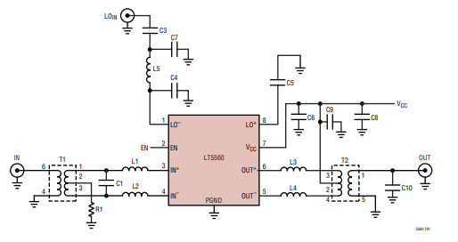 LT5560 亚德诺有源混频器的应用信息
