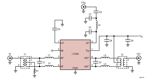 LT5560 亚德诺有源混频器的应用信息
