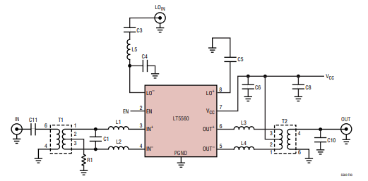 LT5560 亚德诺有源混频器的应用信息