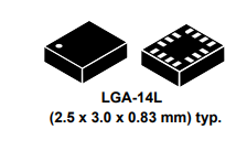 LSM6DSO系统级封装器件：始终开启的3D加速计和3D陀螺仪