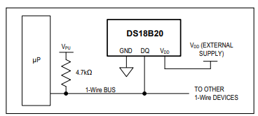 DS18B20数字温度传感器供电方式解读