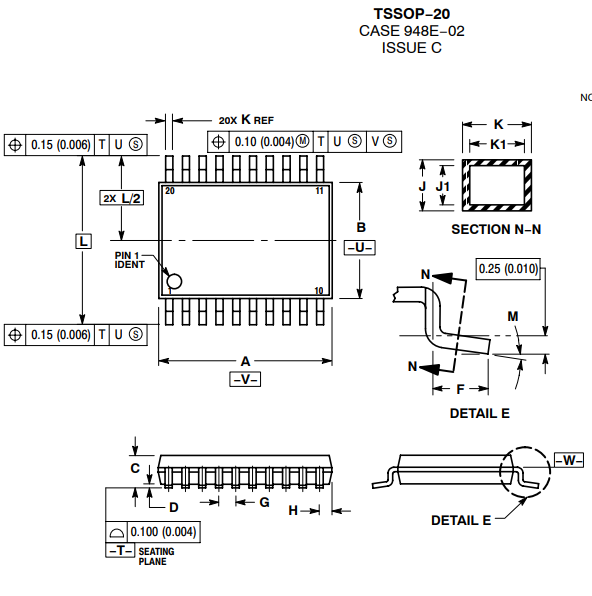 安森美74HC373八进制三态非反相透明锁存器解析