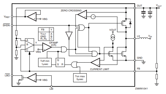 L6920低压升压DC/DC转换器的操作原理简析